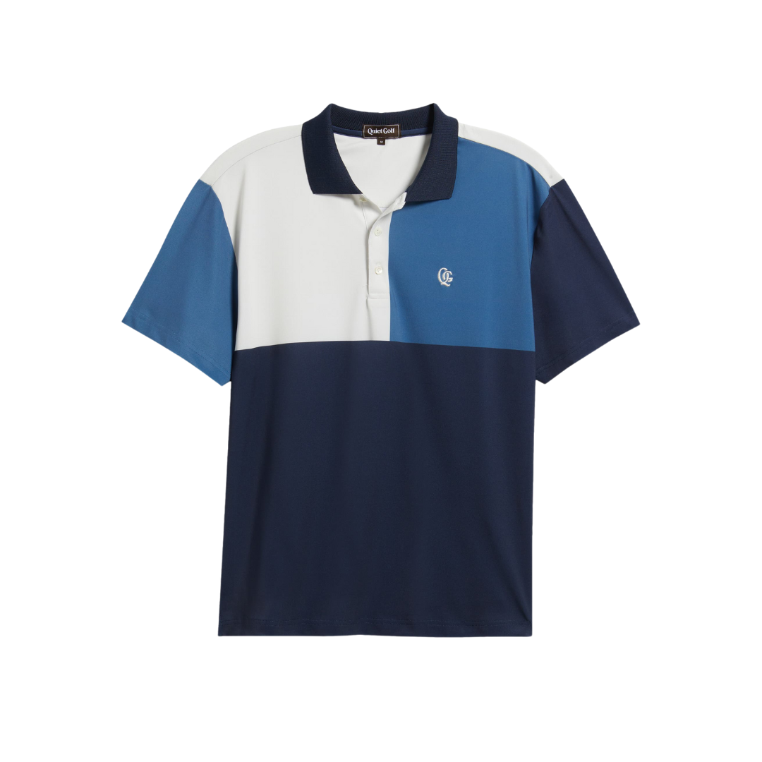 QUIET GOLF - QUIET GOLF Men's Monogram Swatch Polo - The Agora Bangkok